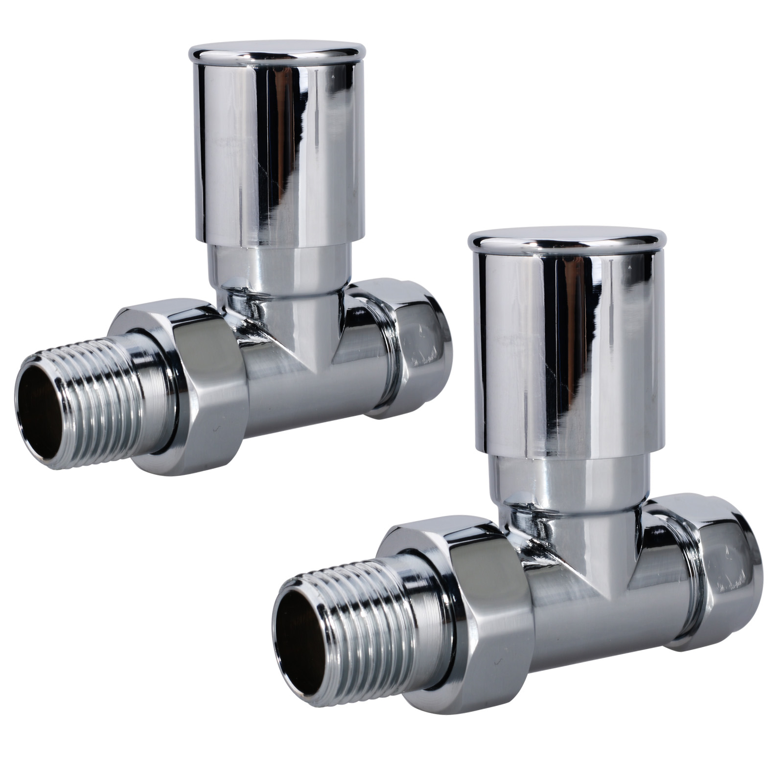 Radiator Valves Angled Straight Valves Towel Rail Valves 15mm x 1/2" Pipe Covers eBay