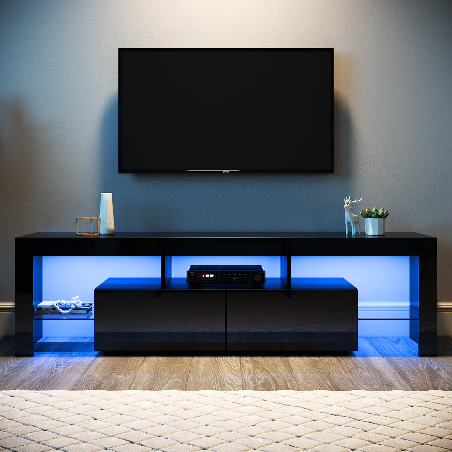 TV Stand With LED Light