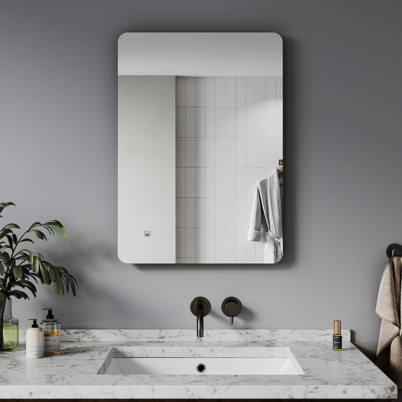 ELEGANT Modern Backlit 700 x 500 mm Illuminated LED Bathroom Mirror ...