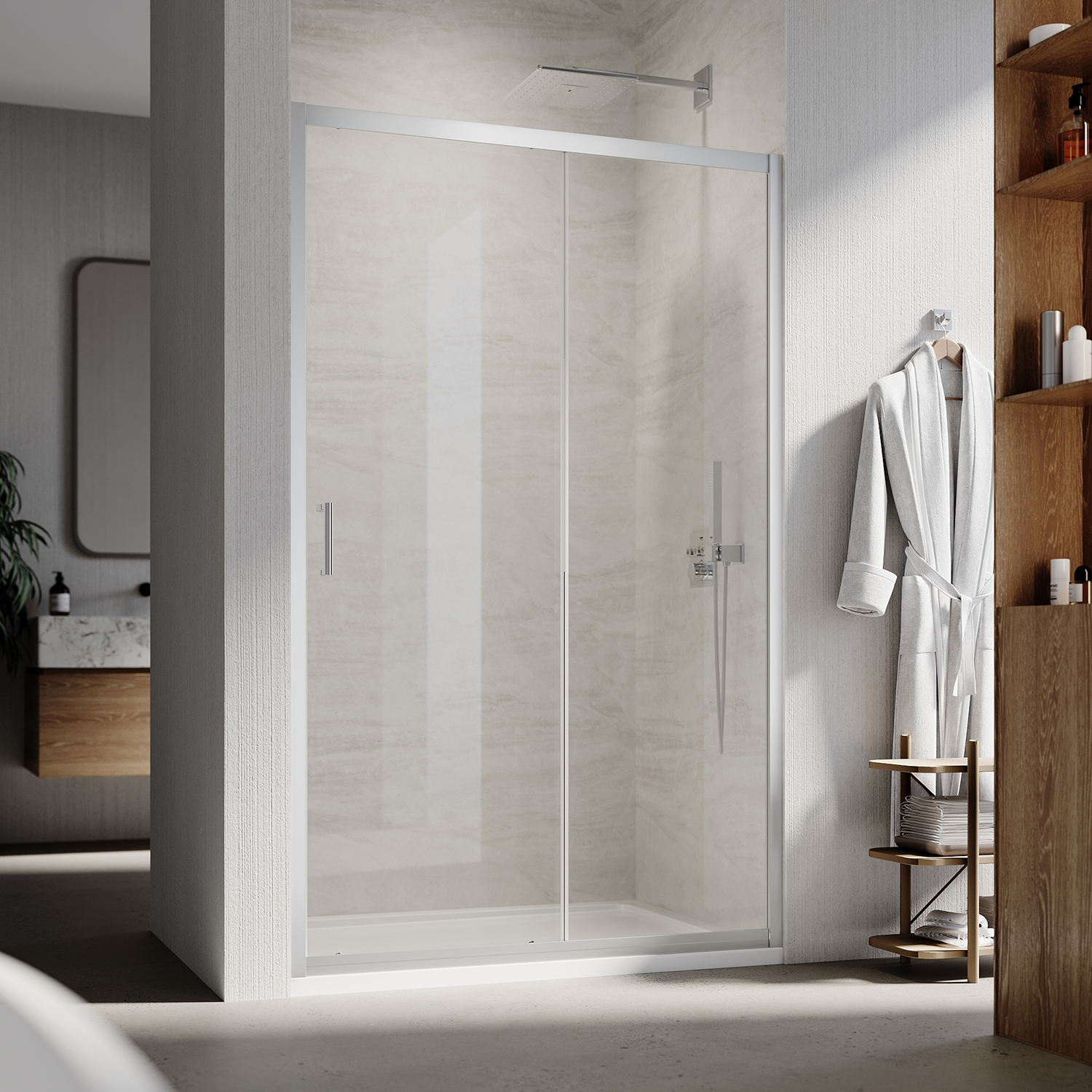 Sliding Shower Enclosure