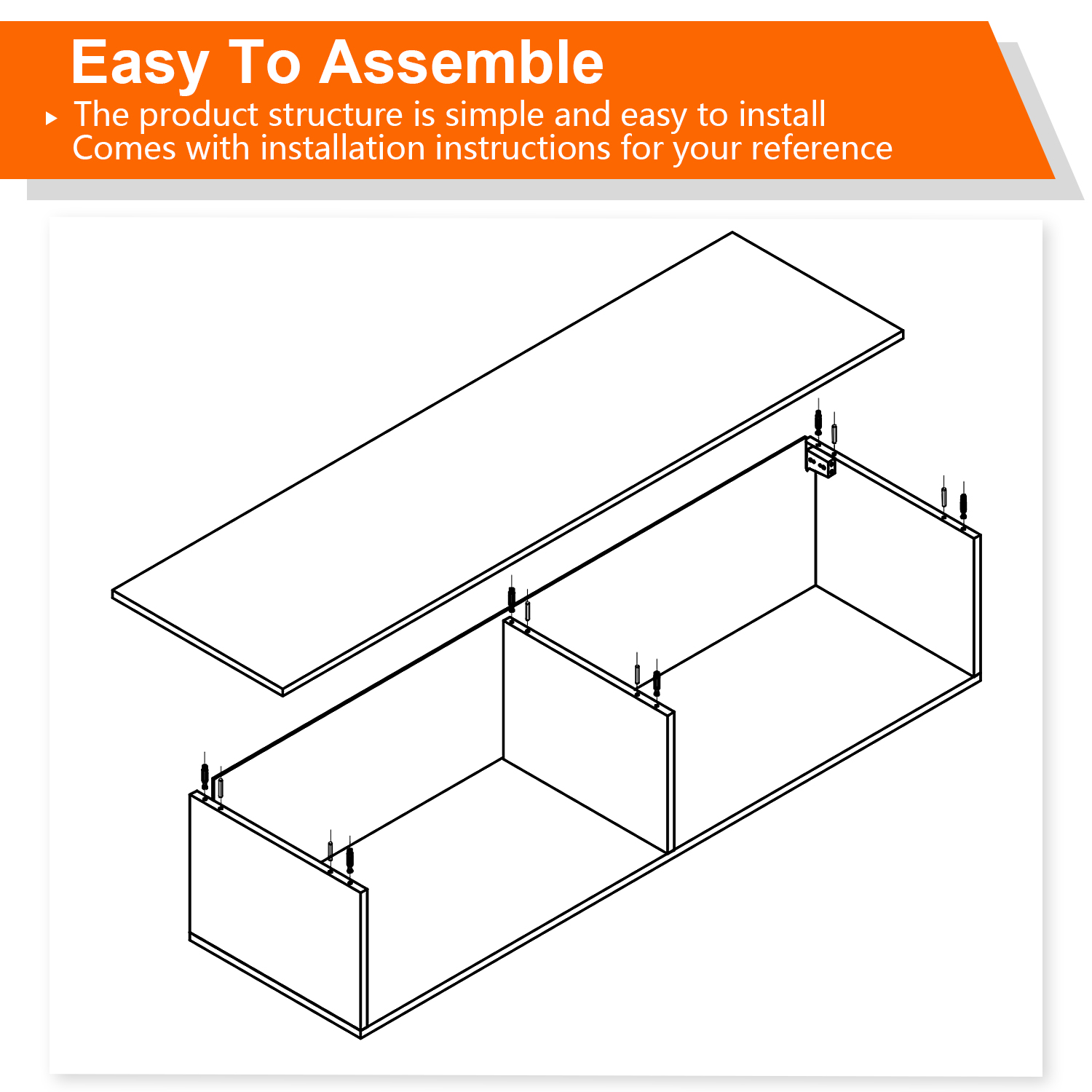 TV Unit Cabinet Floating