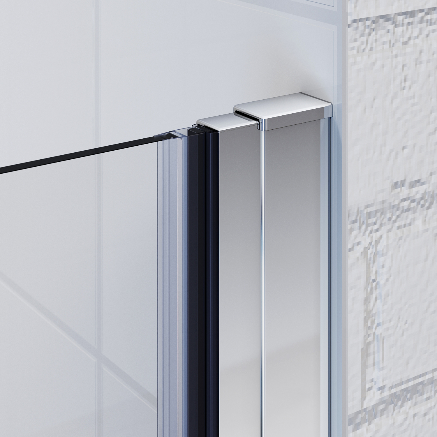 Frameless Pivot Shower Door