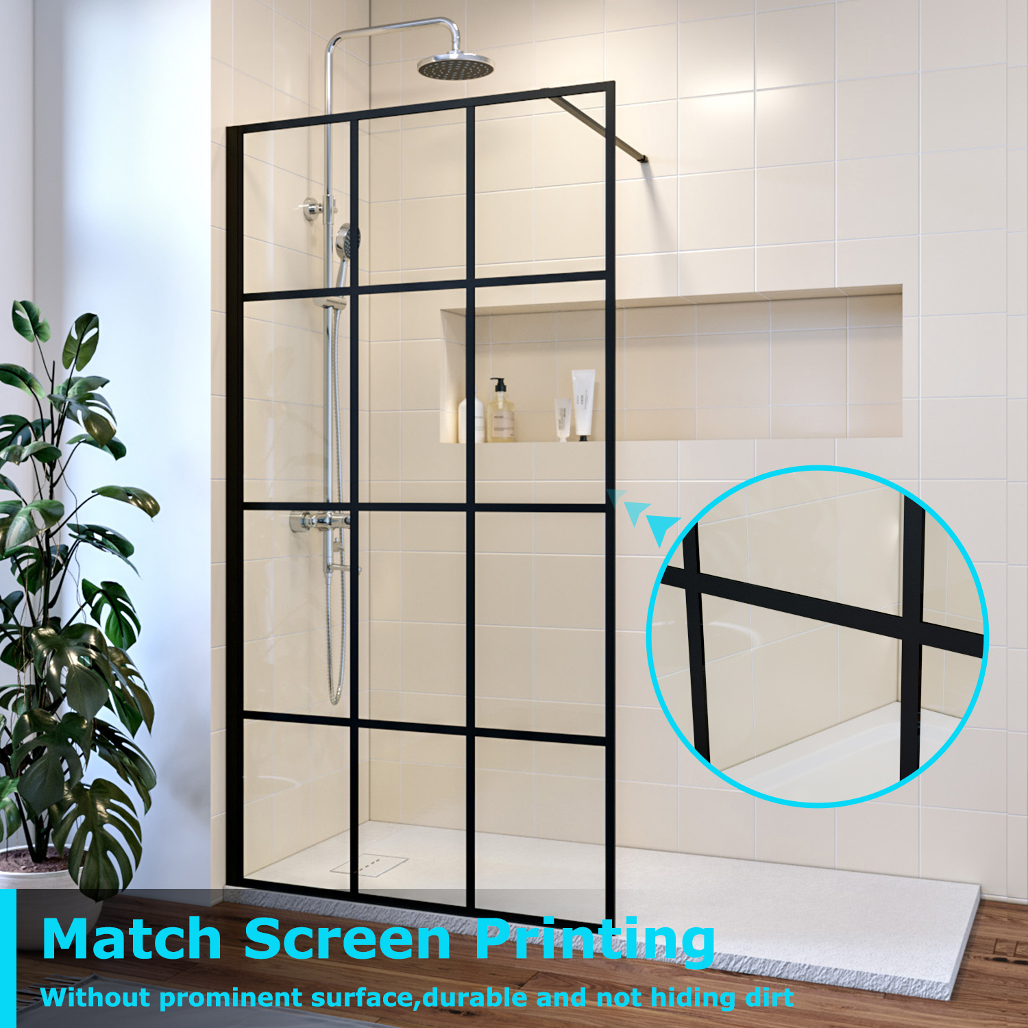 Black Framed Shower Enclosure